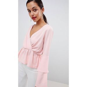 Pink Top with Ruffle Sleeves